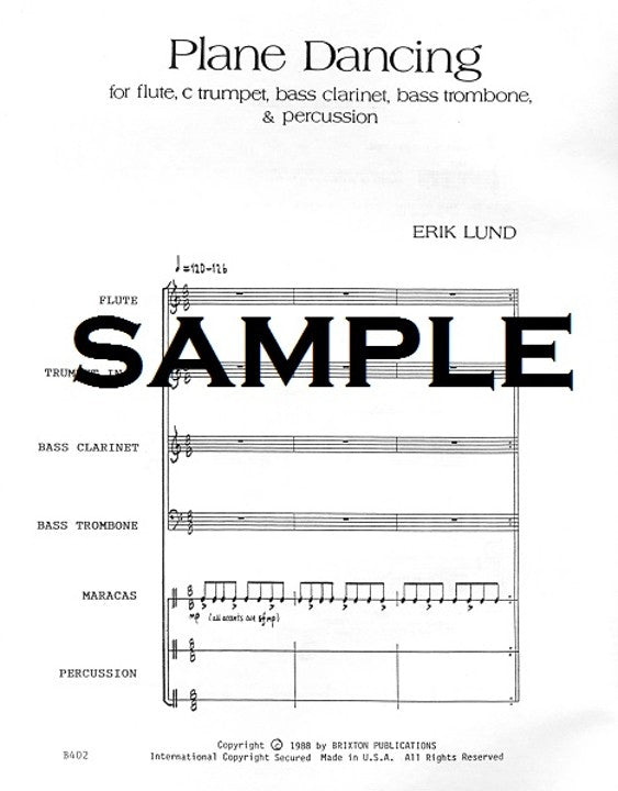 Lund, E :: Plane Dancing