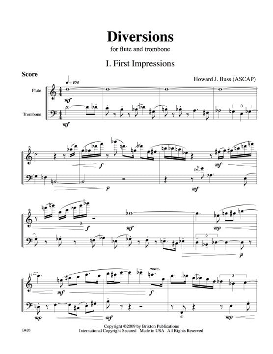Buss, HJ :: Diversions