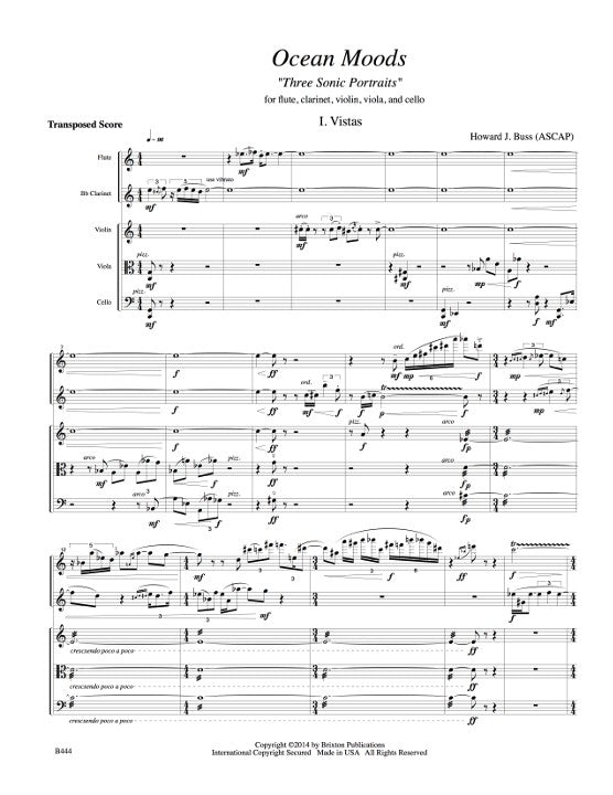 Buss, HJ :: Ocean Moods: Three Sonic Portraits