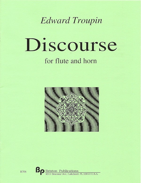 Troupin, E :: Discourse