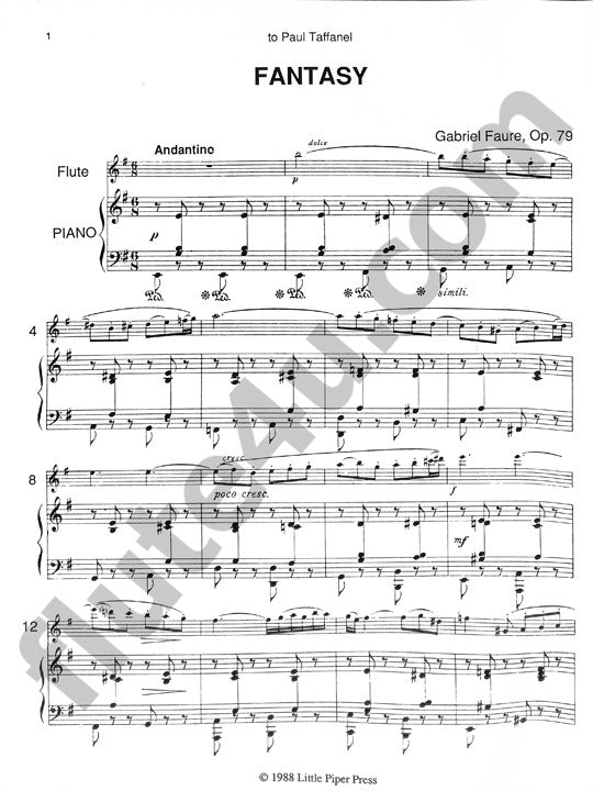 Faure, G :: Fantasie