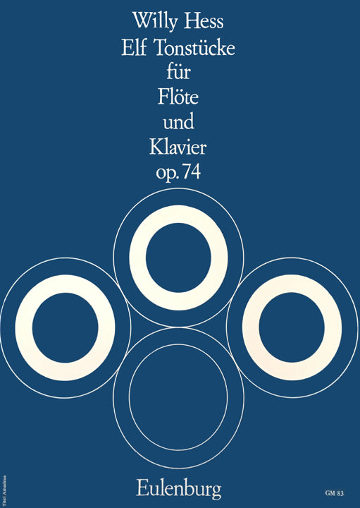 Hess, W :: Elf Tonstucke op. 74 [Eleven Pieces op. 74]