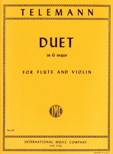 Telemann, G :: Duet in G major