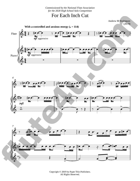 Rodriguez, AM :: For Each Inch Cut