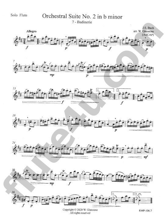 Bach, JS :: 12 Great Flute Encores
