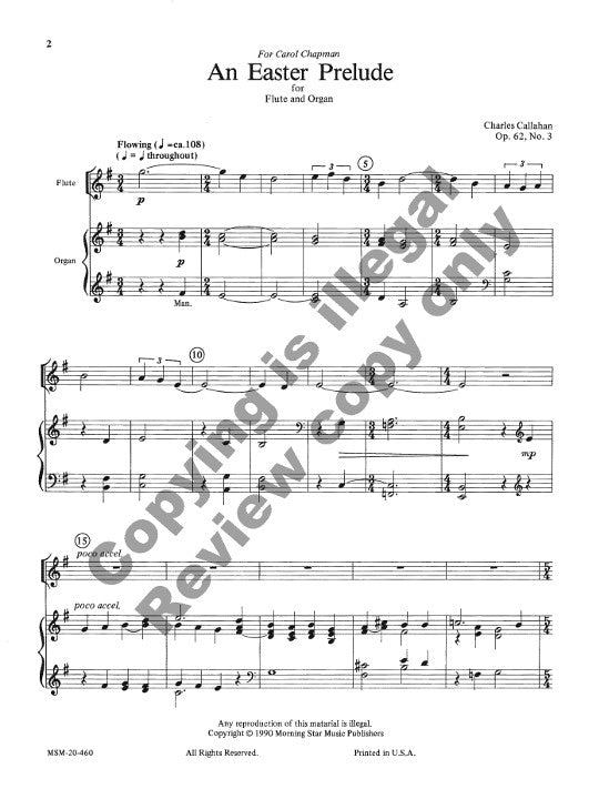 Callahan, C :: An Easter Prelude