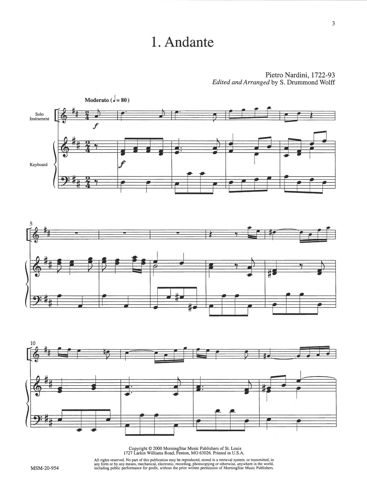 Various :: Baroque Music for Solo Instrument and Keyboard: Set 5