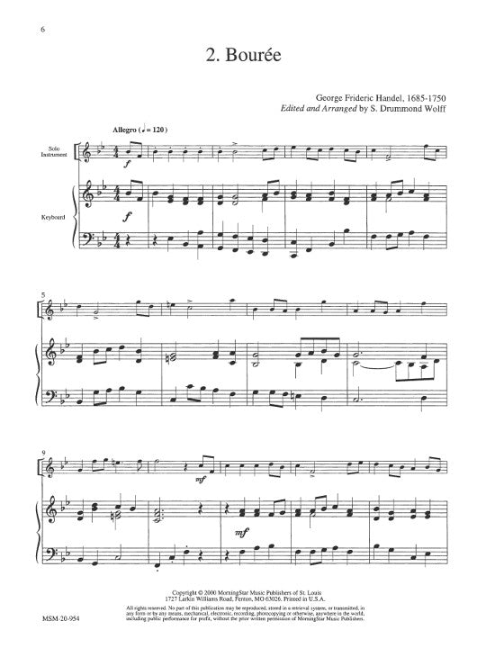 Various :: Baroque Music for Solo Instrument and Keyboard: Set 5