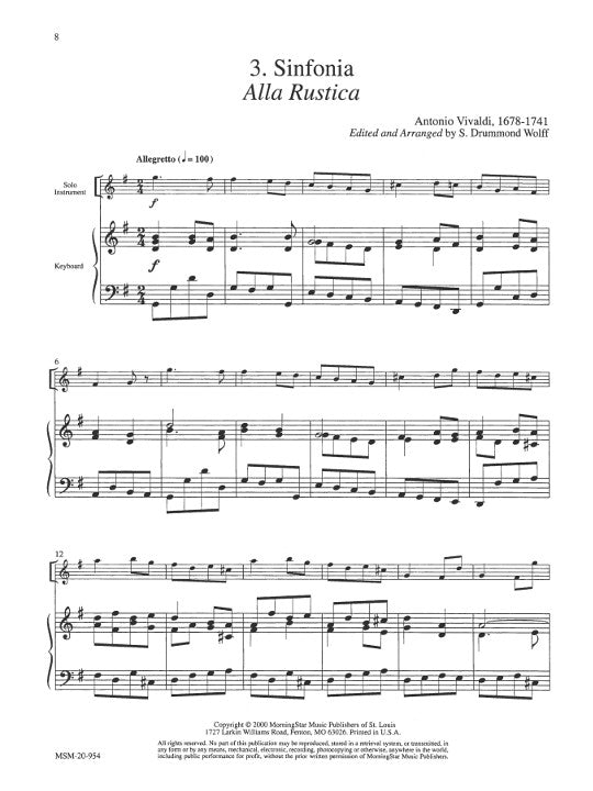 Various :: Baroque Music for Solo Instrument and Keyboard: Set 5