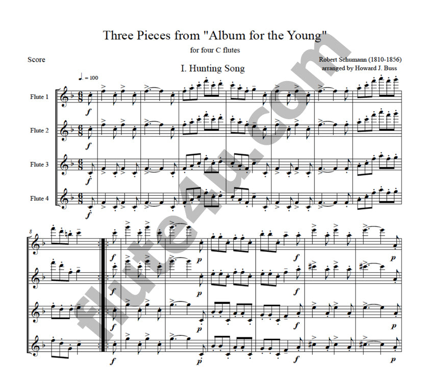 Schumann, R :: Three Pieces from 'The Album for the Young'