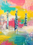 Print - Watercolor Flute