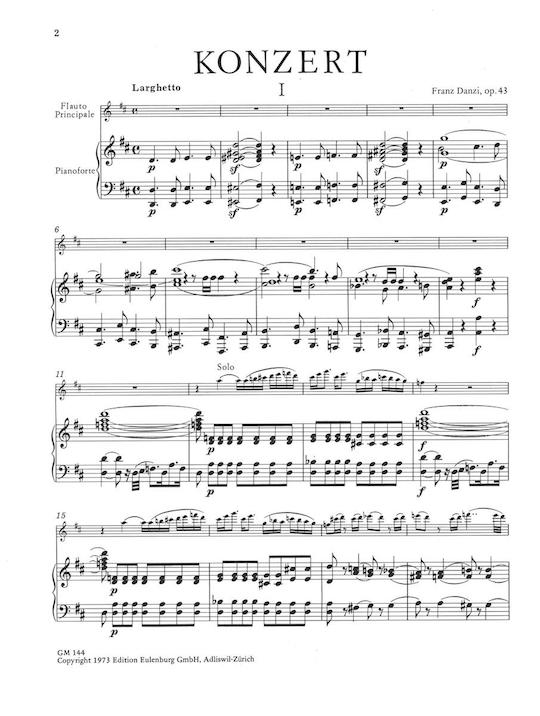 Danzi, F :: Konzert [Concerto] Nr. 4 Op. 43