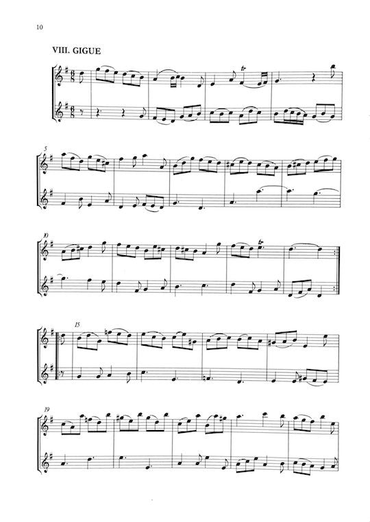 de Fesch, W :: 8 Duette aus op. XI [8 Duets from op. 11]