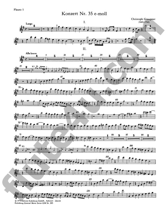 Graupner, C :: Konzert Nr. 35