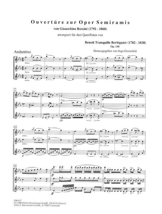 Rossini, G :: Ouverture zur Oper Semiramis [Overture to the Opera Semiramide]