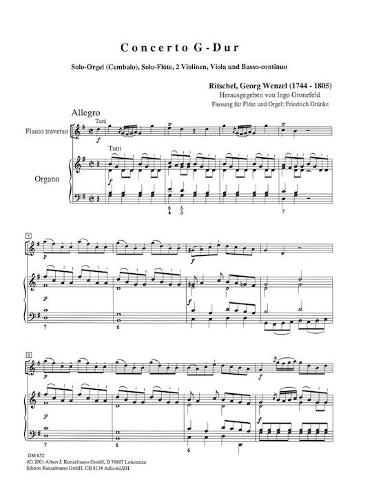 Ritschel, GW :: Concerto G-Dur [Concerto in G major]