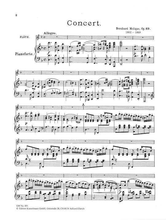 Molique, B :: Concert en D moll [Concerto in D minor]