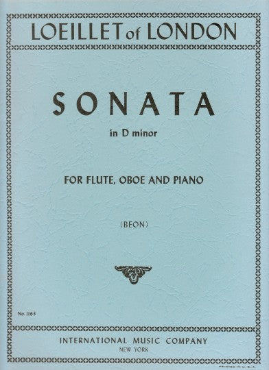 Loeillet, JB :: Sonata in D minor