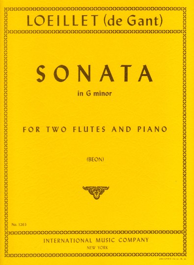 Loeillet, JB :: Sonata in G minor