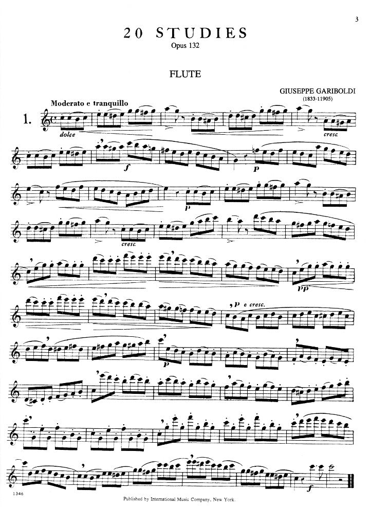 Gariboldi, G :: 20 Studies op. 132