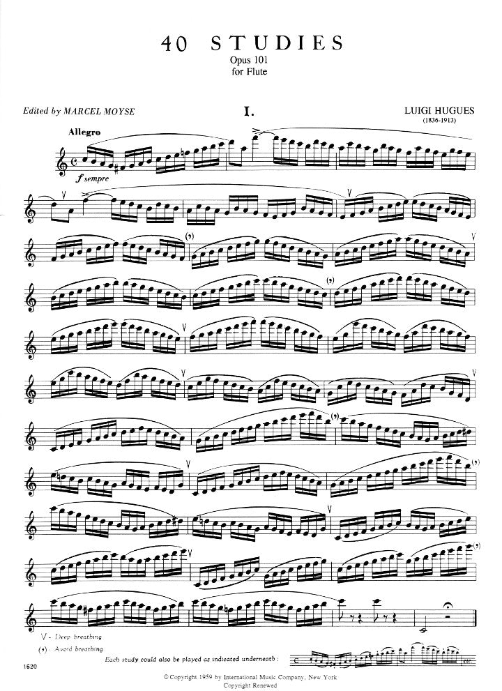 Hugues, L :: 40 Studies op. 101