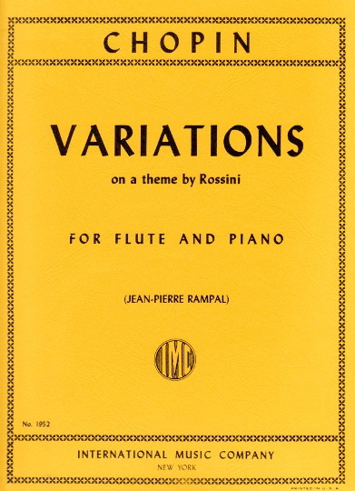 Chopin, F :: Variations on a theme by Rossini