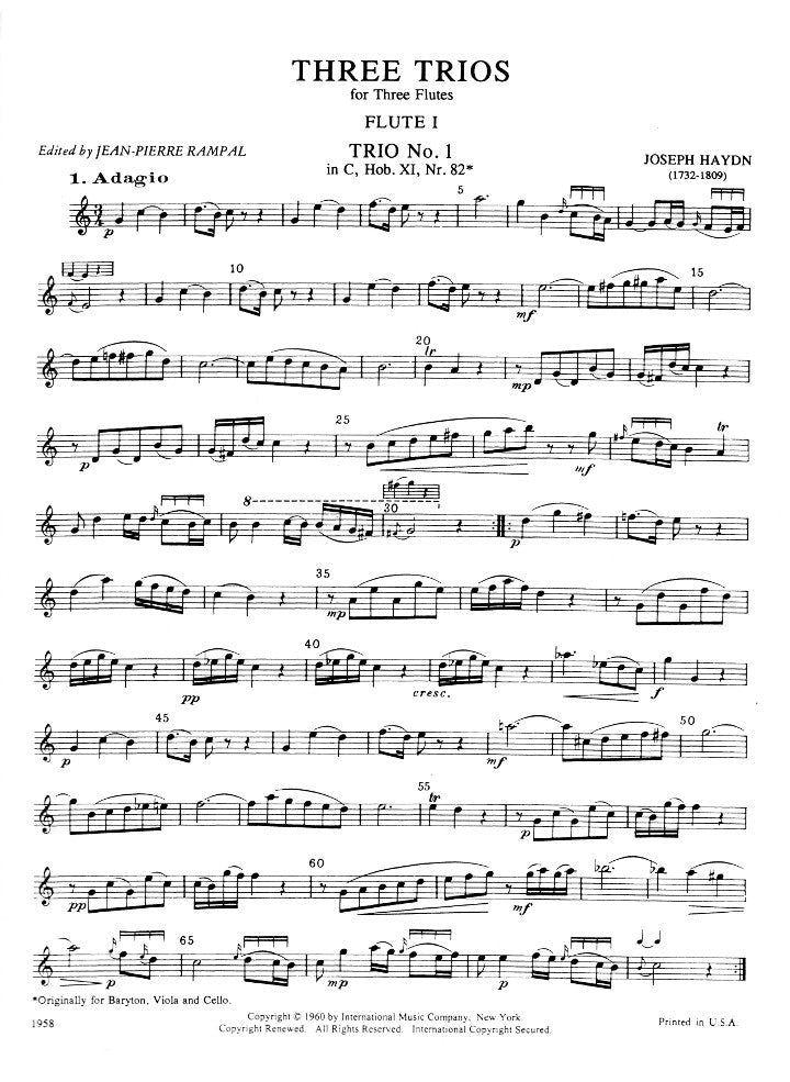 Haydn, J :: Three Trios
