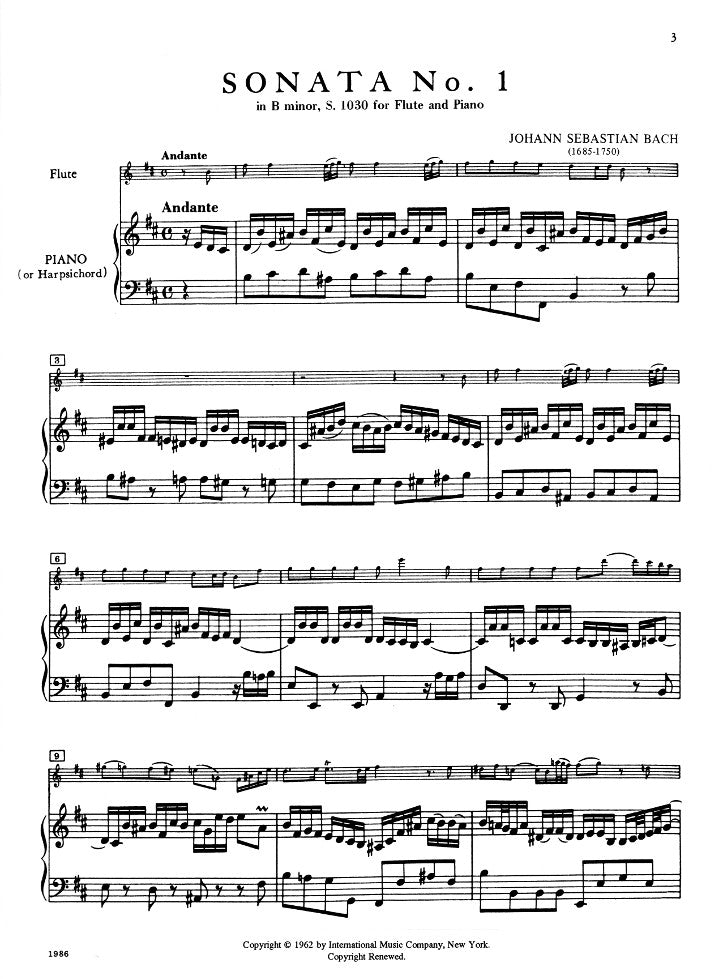 Bach, JS :: Six Sonatas Volume I