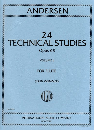 Andersen, J :: 24 Technical Studies op. 63 Volume II