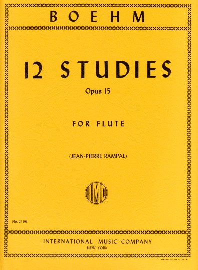 Boehm, T :: 12 Studies op. 15