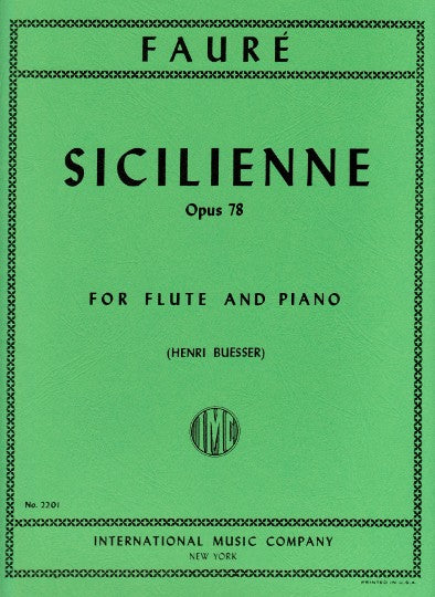 Faure, G :: Sicilienne op. 78