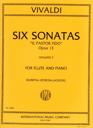Vivaldi, A :: Six Sonatas 'Il Pastor Fido' op. 13 Vol. II