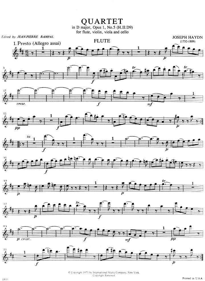 Haydn, J :: Six Quartets Volume 1