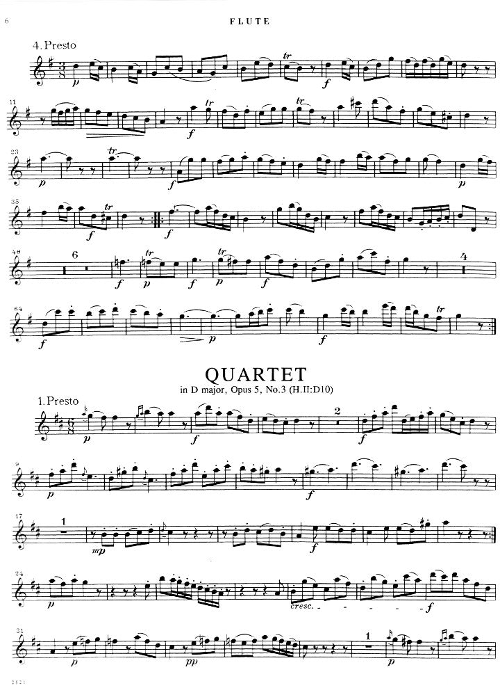 Haydn, J :: Six Quartets Volume 1
