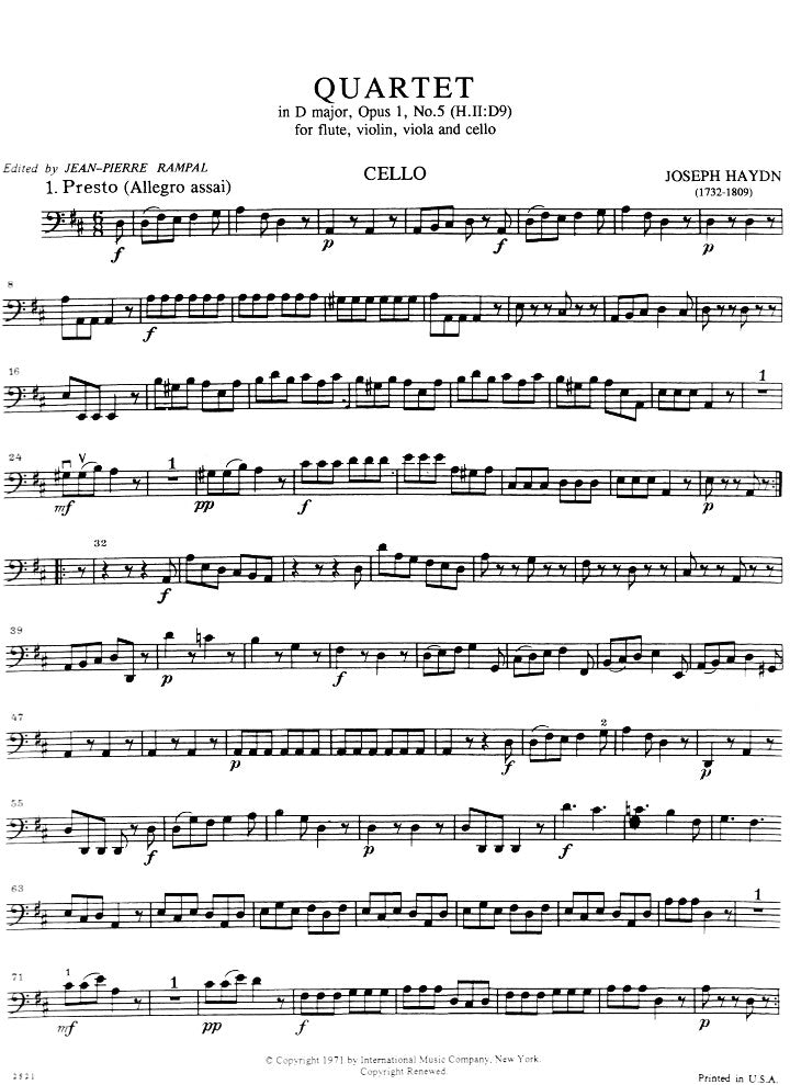 Haydn, J :: Six Quartets Volume 1