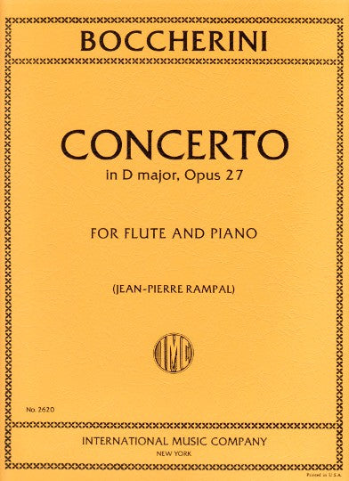 Boccherini, L :: Concerto in D Major, op. 27