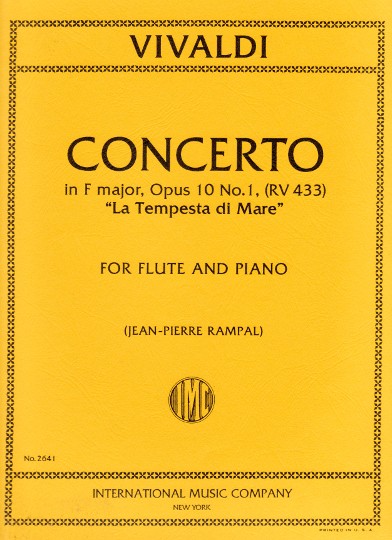 Vivaldi, A :: Concerto in F Major, op. 10 no. 1 (RV 433) 'La Tempesta di Mare'