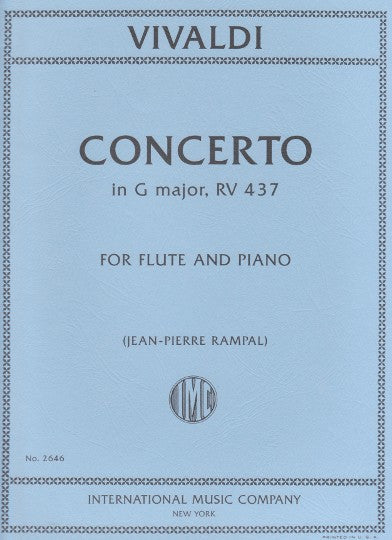 Vivaldi, A :: Concerto in G Major, RV 437