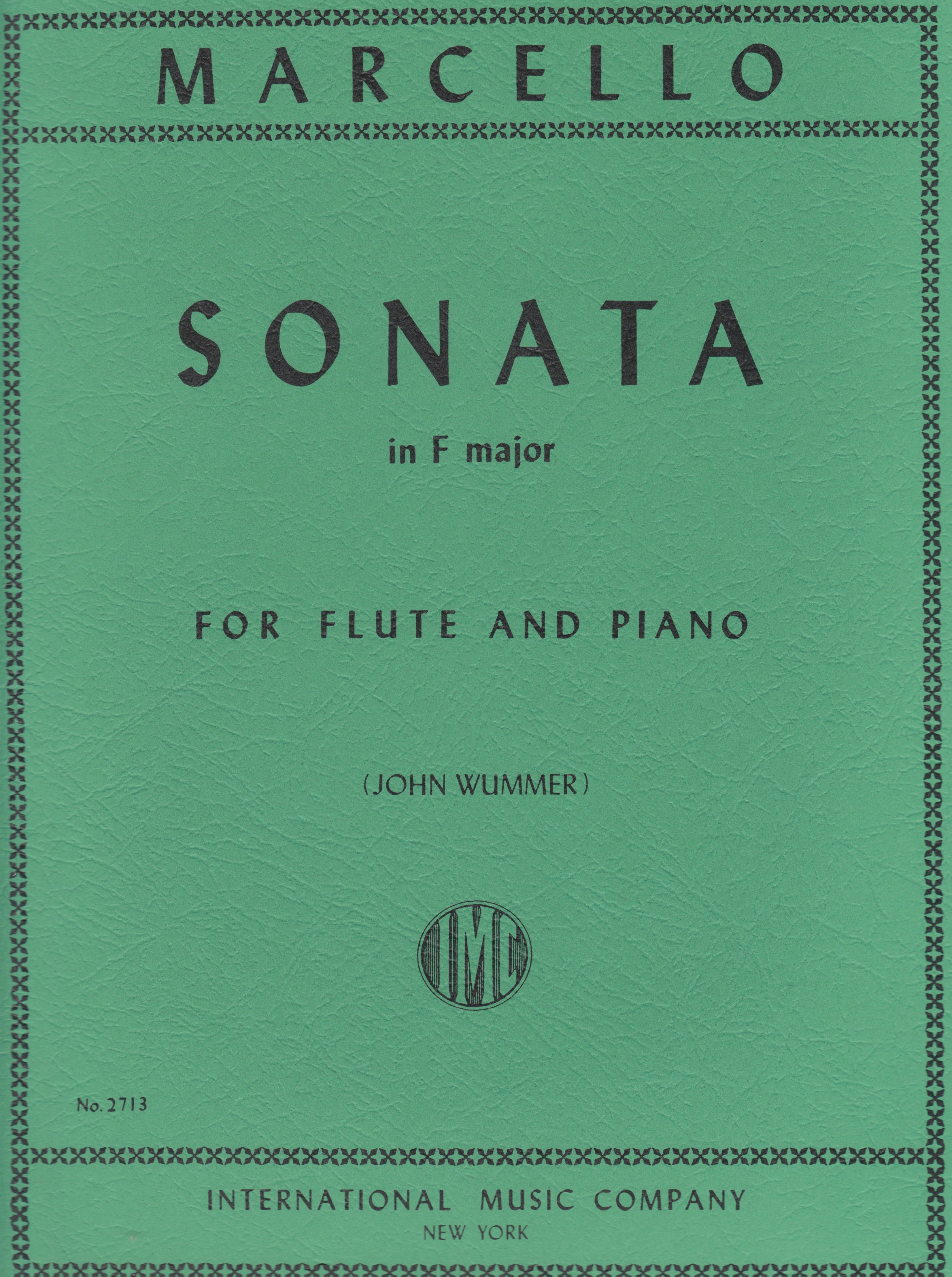 Marcello, B :: Sonata in F Major