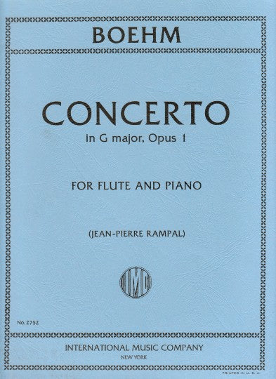 Boehm, T :: Concerto in G major, op. 1