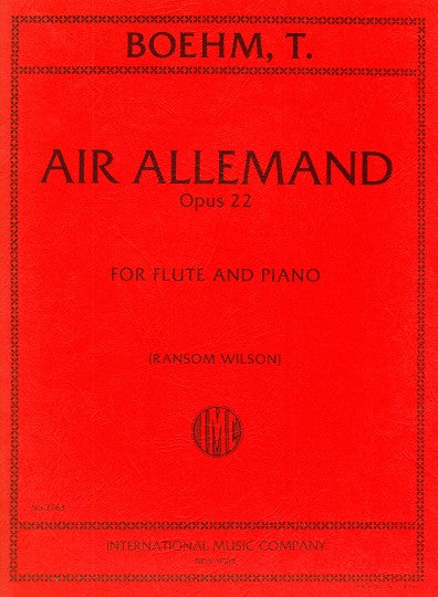 Boehm, T :: Air Allemand op. 22