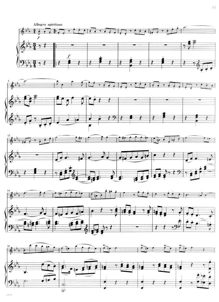 Haydn, J :: Sonata in Eb Major, Heb. III, No. 80