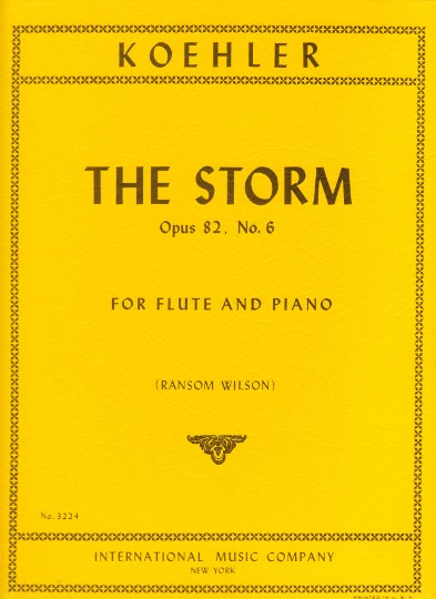 Kohler, E :: The Storm op. 82, No. 6