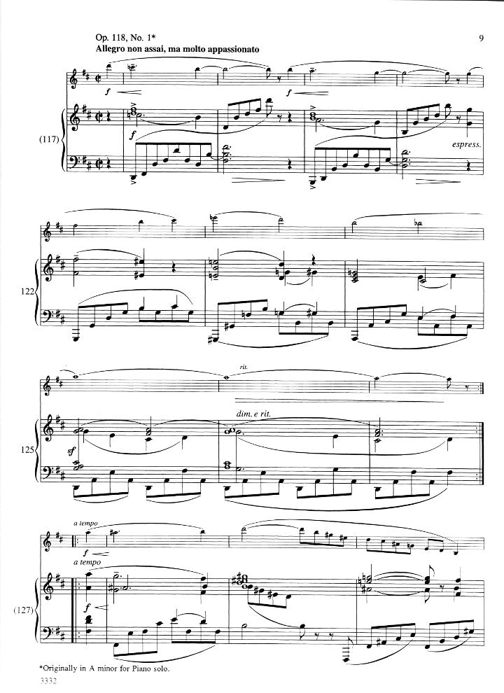 Brahms, J :: 2 Intermezzi op. 118, No. 2 & No. 1