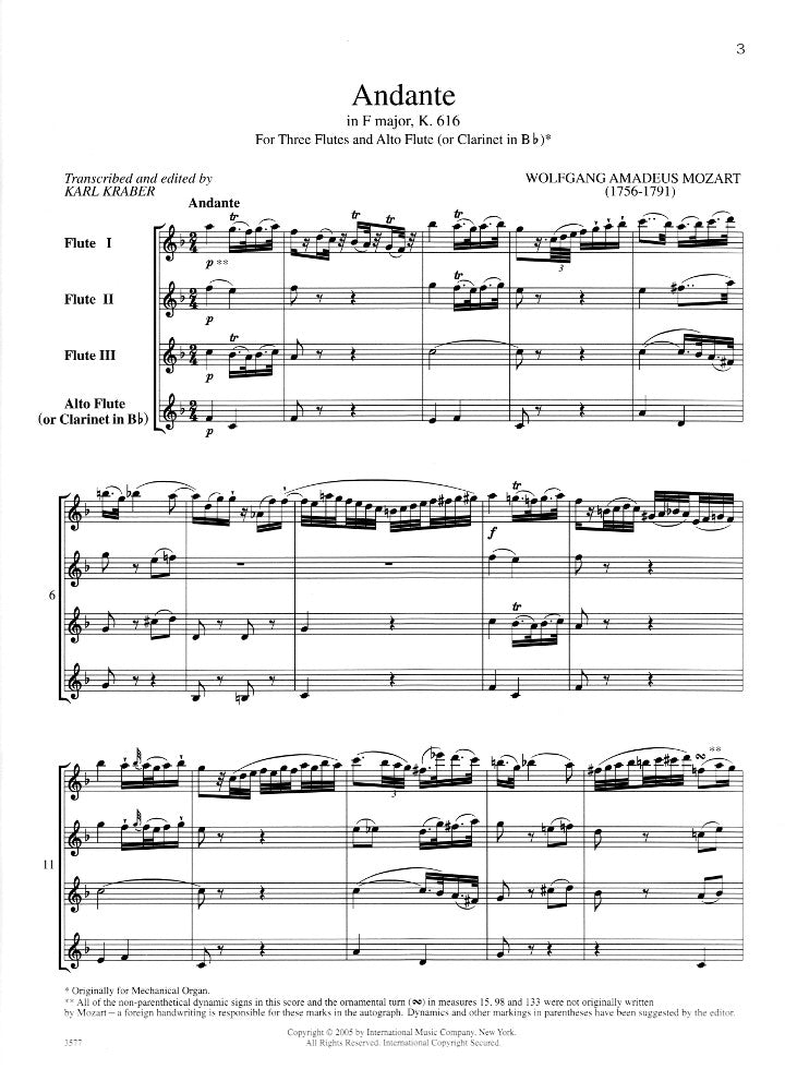 Mozart, WA :: Andante in F major, K. 616