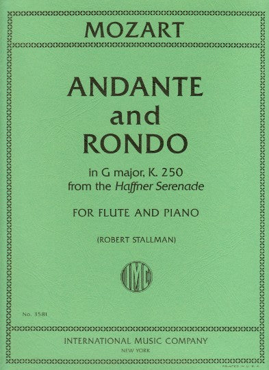 Mozart, WA :: Andante and Rondo in G major, K. 250 from the Haffner Serenade
