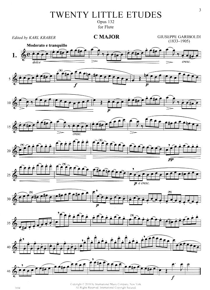 Gariboldi, G :: Twenty Little Etudes, Op. 132