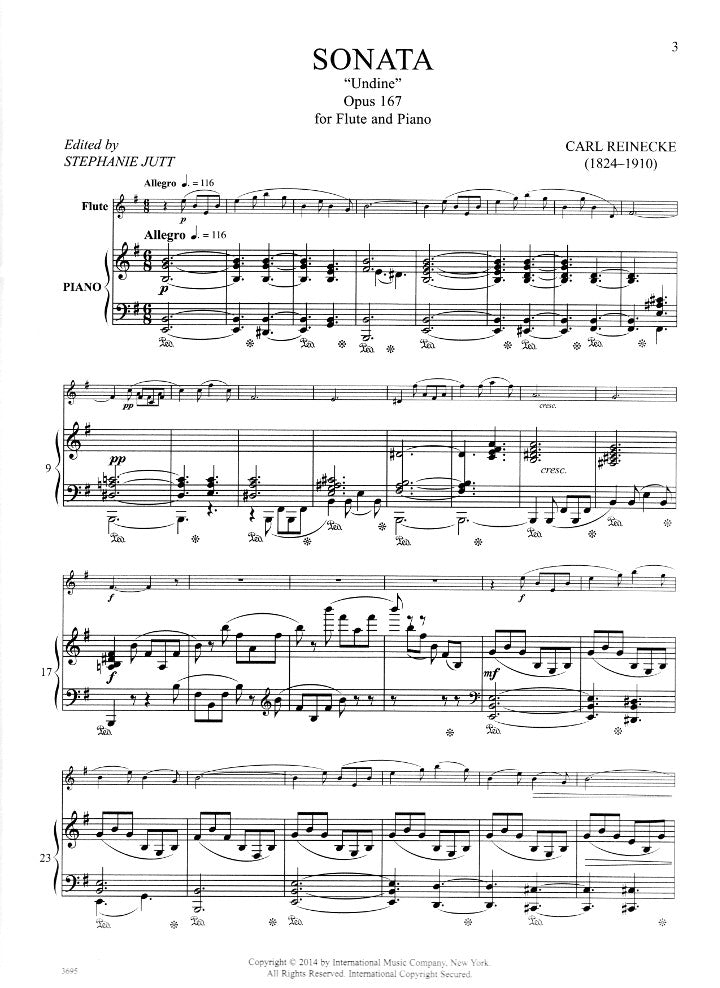 Reinecke, C :: Sonata 'Undine' op. 167