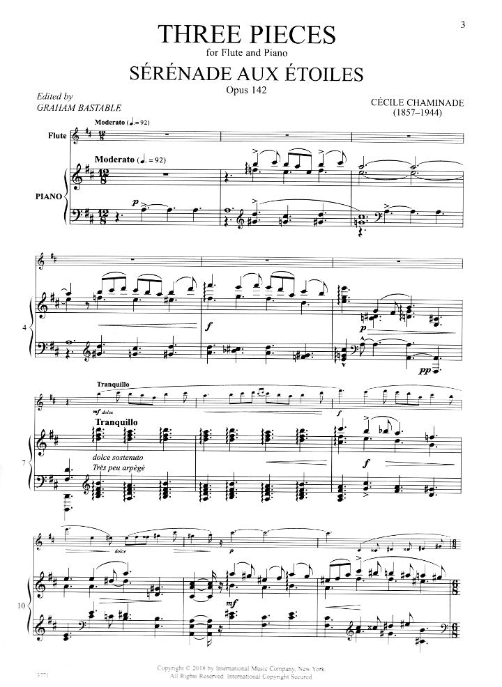 Chaminade, C :: Three Pieces