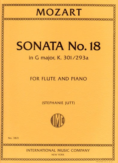 Mozart, WA :: Sonata No. 18 in G Major, K. 301/293a